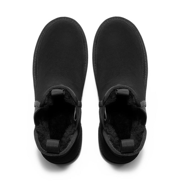 Bruno Marc Men's Non Slip Suede Chelsea Boots