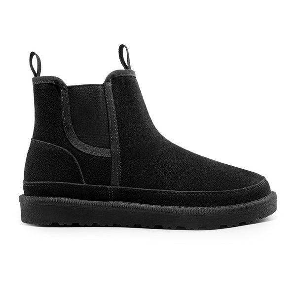 Bruno Marc Men's Non Slip Suede Chelsea Boots