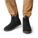 Bruno Marc Men's Non Slip Suede Chelsea Boots