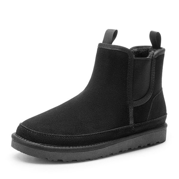 Bruno Marc Men's Non Slip Suede Chelsea Boots