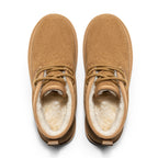 Bruno Marc Men's Suede Fur Snow Boots