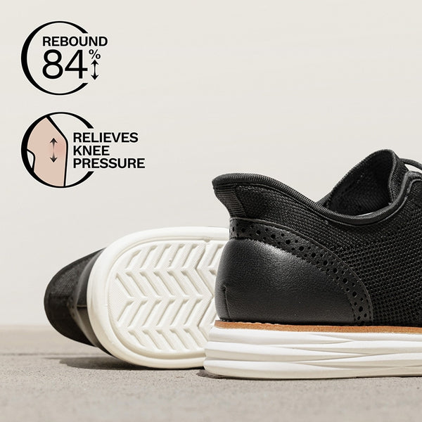 Bruno Marc Men’s Breathable Knitted Oxford Sneakers