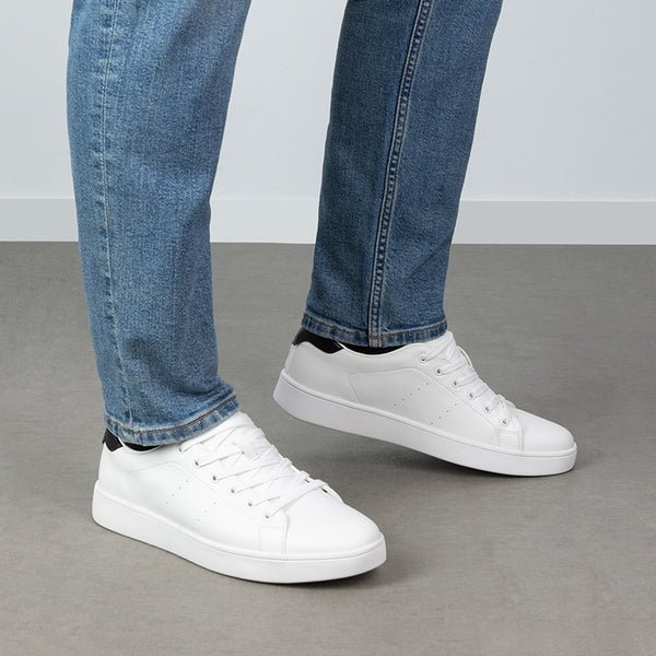 Bruno Marc Men's Low-Top Minimalist Sneakers
