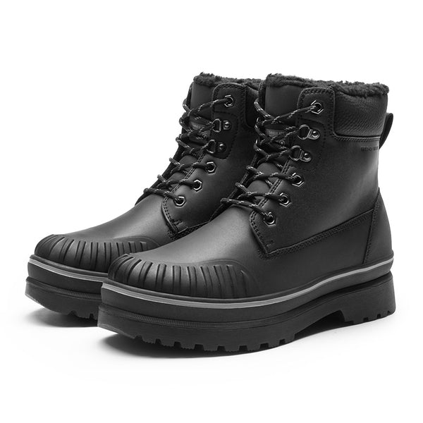 Bruno Marc Men's Lace-Up Protective Toe Winter Boots