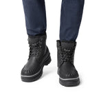 Bruno Marc Men's Lace-Up Protective Toe Winter Boots