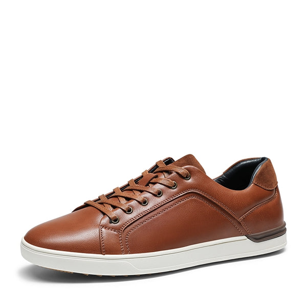 Bruno Marc Men's Wide Classic Vegan Leather Sneakers