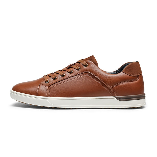 Bruno Marc Men's Wide Classic Vegan Leather Sneakers