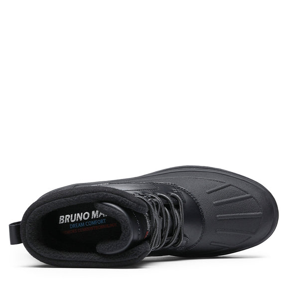 Bruno Marc Men's Winter Insulated Fur Snow Boots