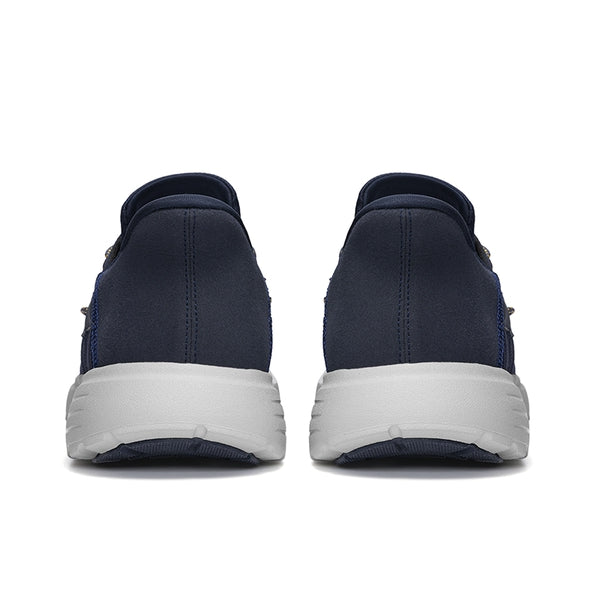 Bruno Marc Men’s Breathable Knit Slip-On Sneakers