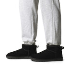 Bruno Marc Men’s Suede Faux Fur Winter Boots