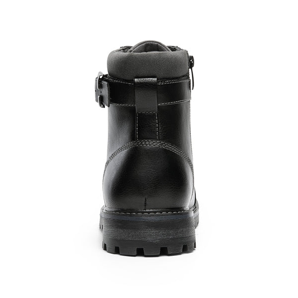 Bruno Marc Men's Motorcycle-Styled Oxford Boots