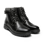 Bruno Marc Men's Motorcycle-Styled Oxford Boots