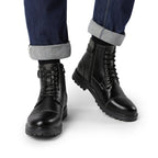 Bruno Marc Men's Motorcycle-Styled Oxford Boots