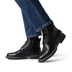 Bruno Marc Men's Fur-Lined Oxford Dress Boots