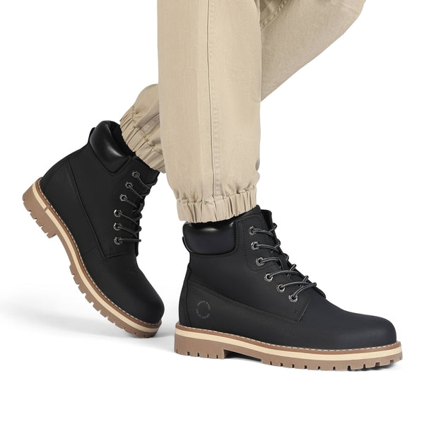 Bruno Marc Men's Slip-Resistant Lace-Up Boots