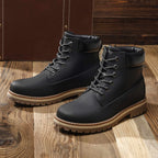 Bruno Marc Men's Slip-Resistant Lace-Up Boots