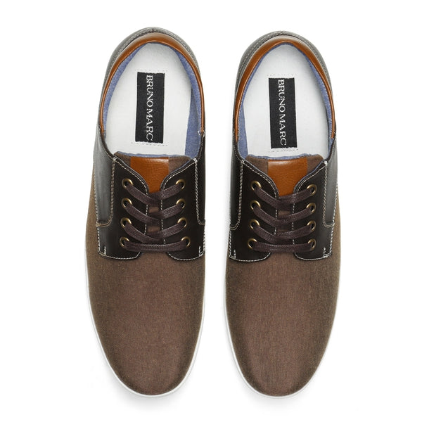 Bruno Marc Men's Casual Oxford-Inspired Sneakers