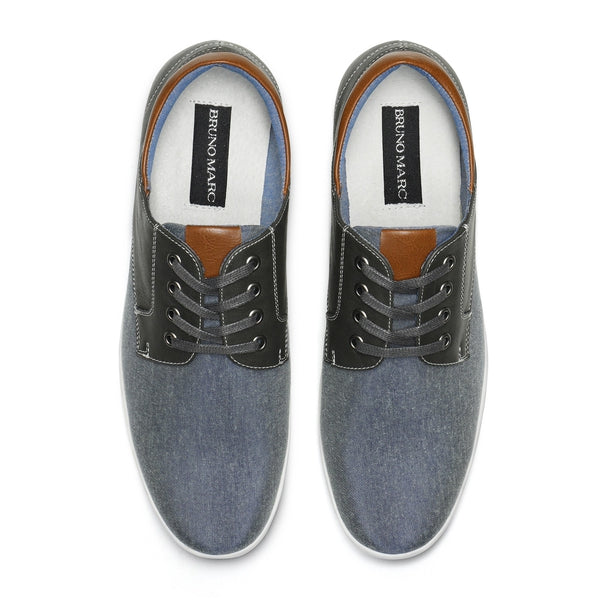 Bruno Marc Men's Casual Oxford-Inspired Sneakers