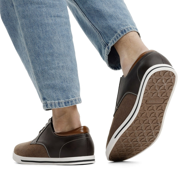 Bruno Marc Men's Casual Oxford-Inspired Sneakers