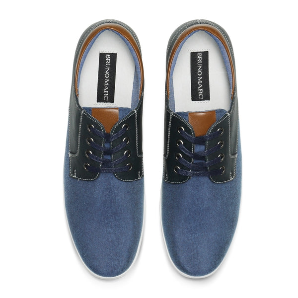 Bruno Marc Men's Casual Oxford-Inspired Sneakers
