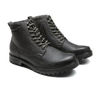 Bruno Marc Men's Durable Motorcycles Lace-Up Combat Boots