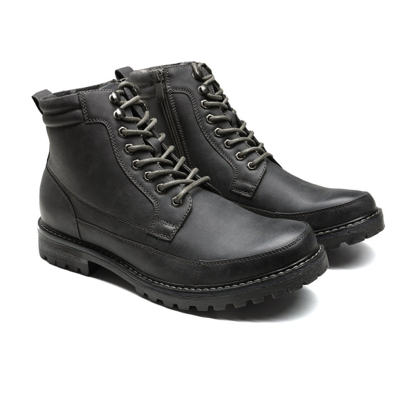 Bruno Marc Men's Durable Motorcycles Lace-Up Combat Boots
