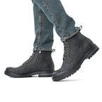 Bruno Marc Men's Durable Motorcycles Lace-Up Combat Boots