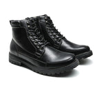 Bruno Marc Men's Durable Motorcycles Lace-Up Combat Boots