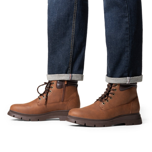 Bruno Marc Men’s Casual Side Zip Chukka Boots