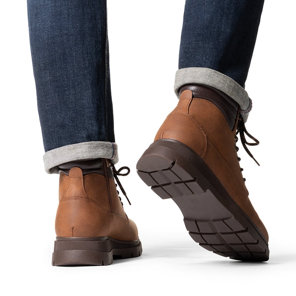 Bruno Marc Men’s Casual Side Zip Chukka Boots