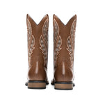 Bruno Marc Men’s Embroidered Western Cowboy Boots