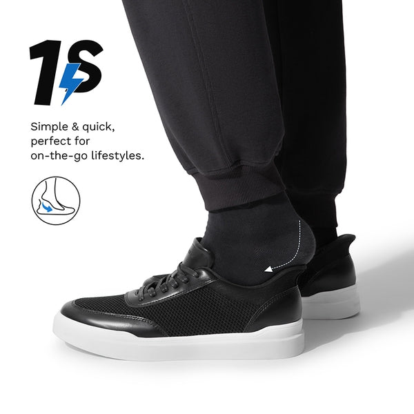 Bruno Marc Men’s Slip-On Knit Comfort Sneakers