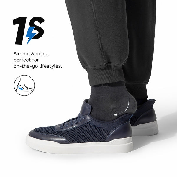 Bruno Marc Men’s Slip-On Knit Comfort Sneakers