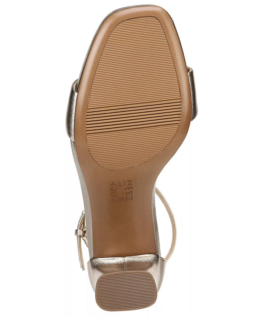 Naturalizer Women's Joy Square Toe Ankle Strap Dress Sandals