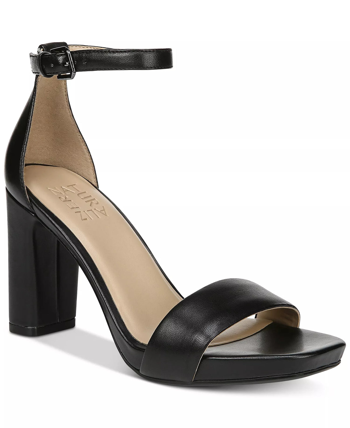 Naturalizer Women's Joy Square Toe Ankle Strap Dress Sandals