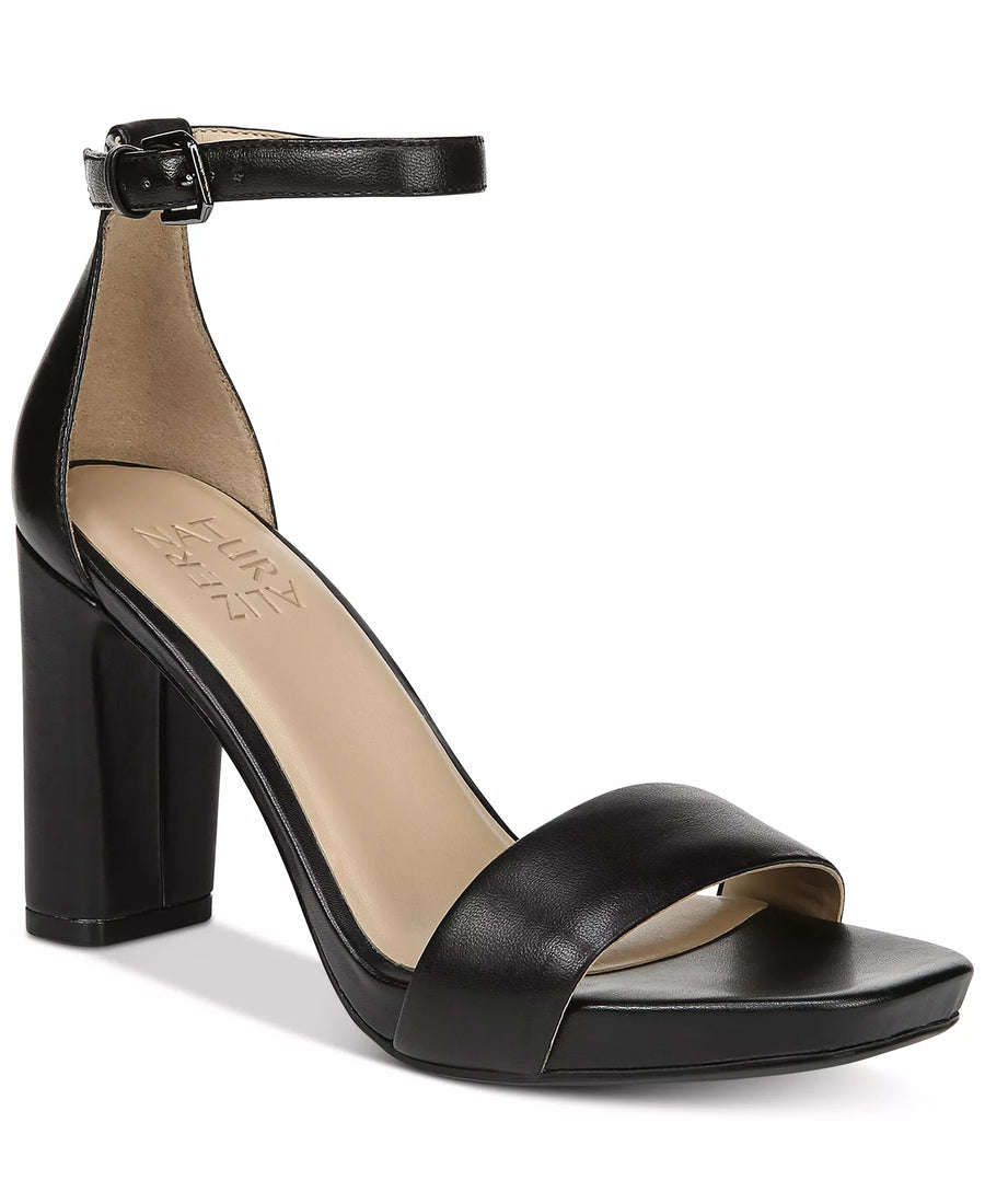 Naturalizer Women's Joy Square Toe Ankle Strap Dress Sandals