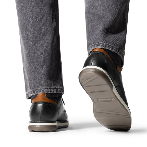 Bruno Marc Men’s Casual PU Canvas Chukka Boots