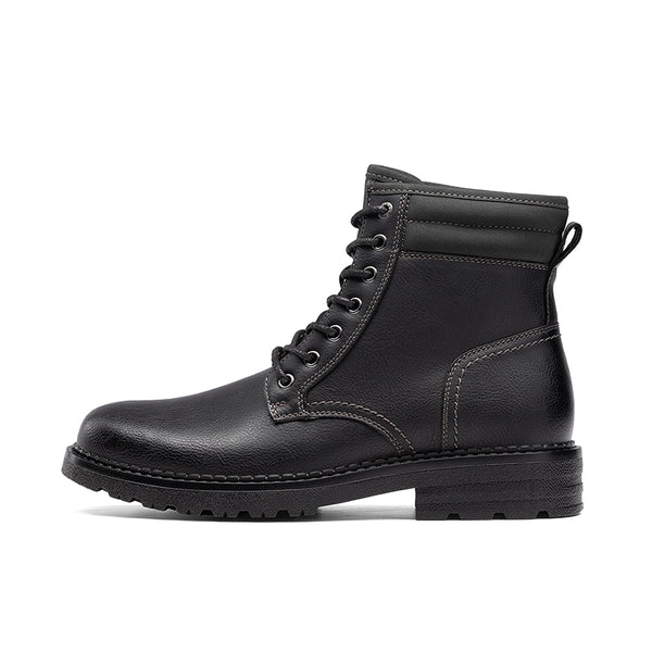 Bruno Marc Men’s Durable Lace-Up Lug Boots