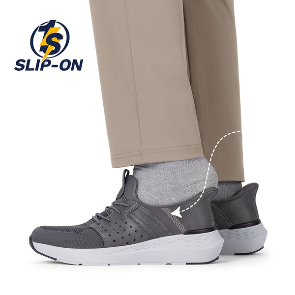 Bruno Marc Men’s Breathable Mesh Slip-On Sneakers