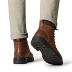 Bruno Marc Men’s Durable Lace-Up Lug Boots