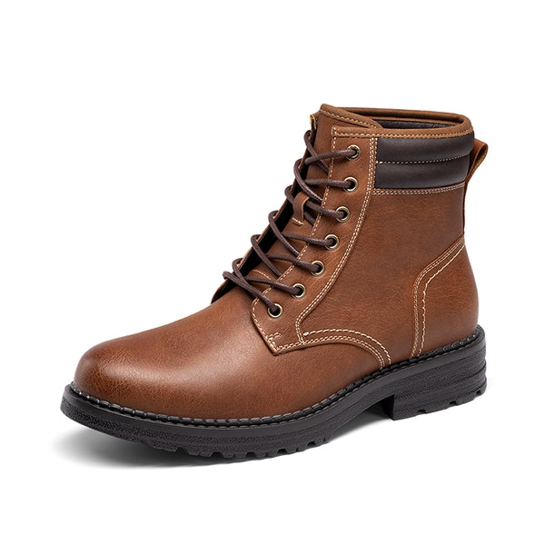 Bruno Marc Men’s Durable Lace-Up Lug Boots
