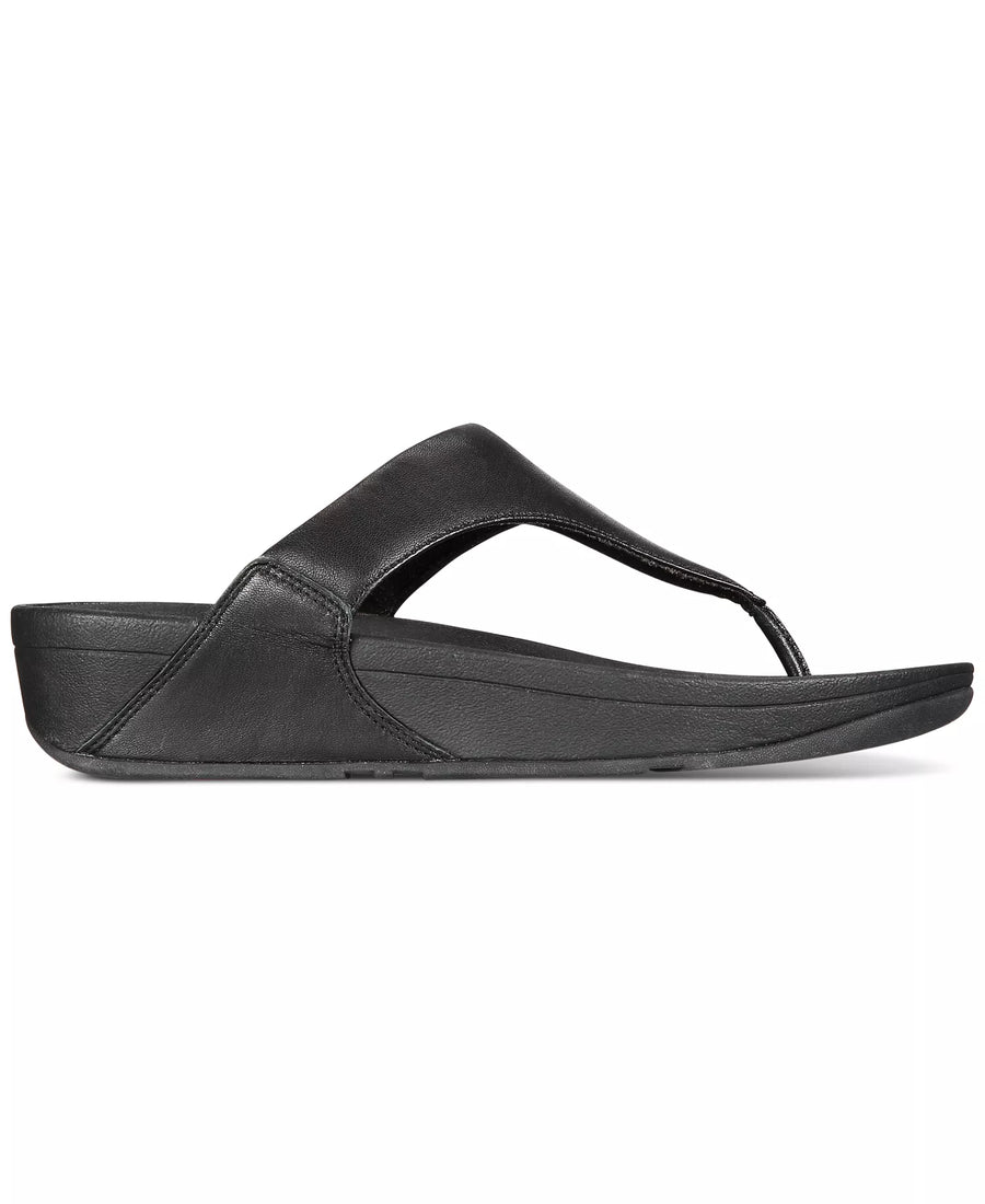 FitFlop Lulu Leather Toe-Thongs Casual Sandals