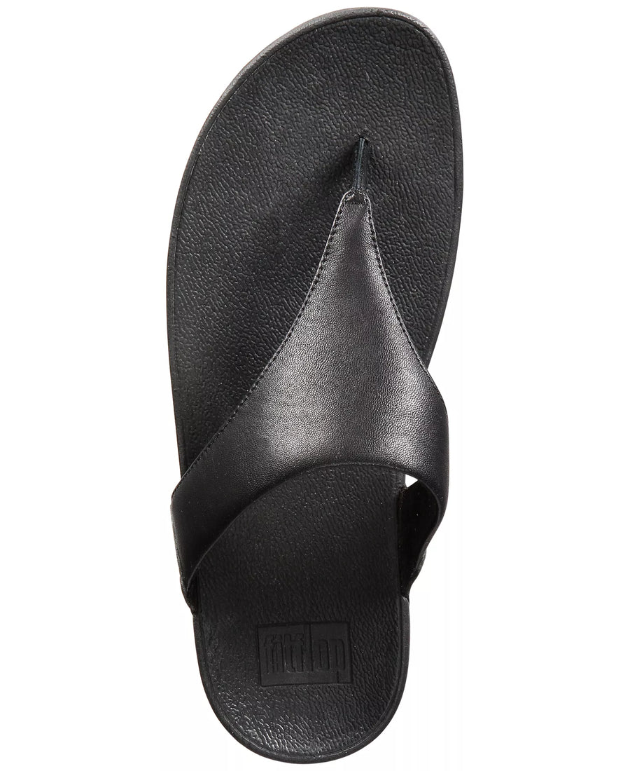 FitFlop Lulu Leather Toe-Thongs Casual Sandals