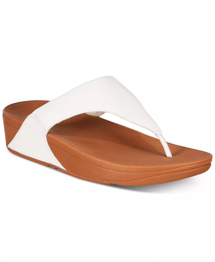 FitFlop Lulu Leather Toe-Thongs Casual Sandals