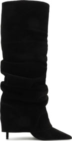 Schutz Mikki Up Cloak Pointed Toe Knee High Boot - Women's