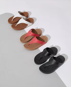 FitFlop Lulu Leather Toe-Thongs Casual Sandals