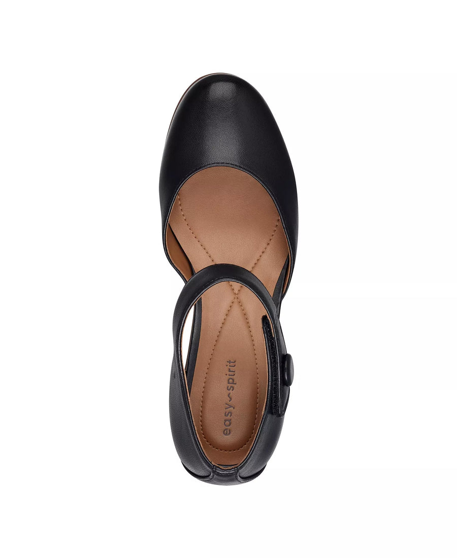Easy Spirit Women's Clarice Mary Jane Block Heel Pumps