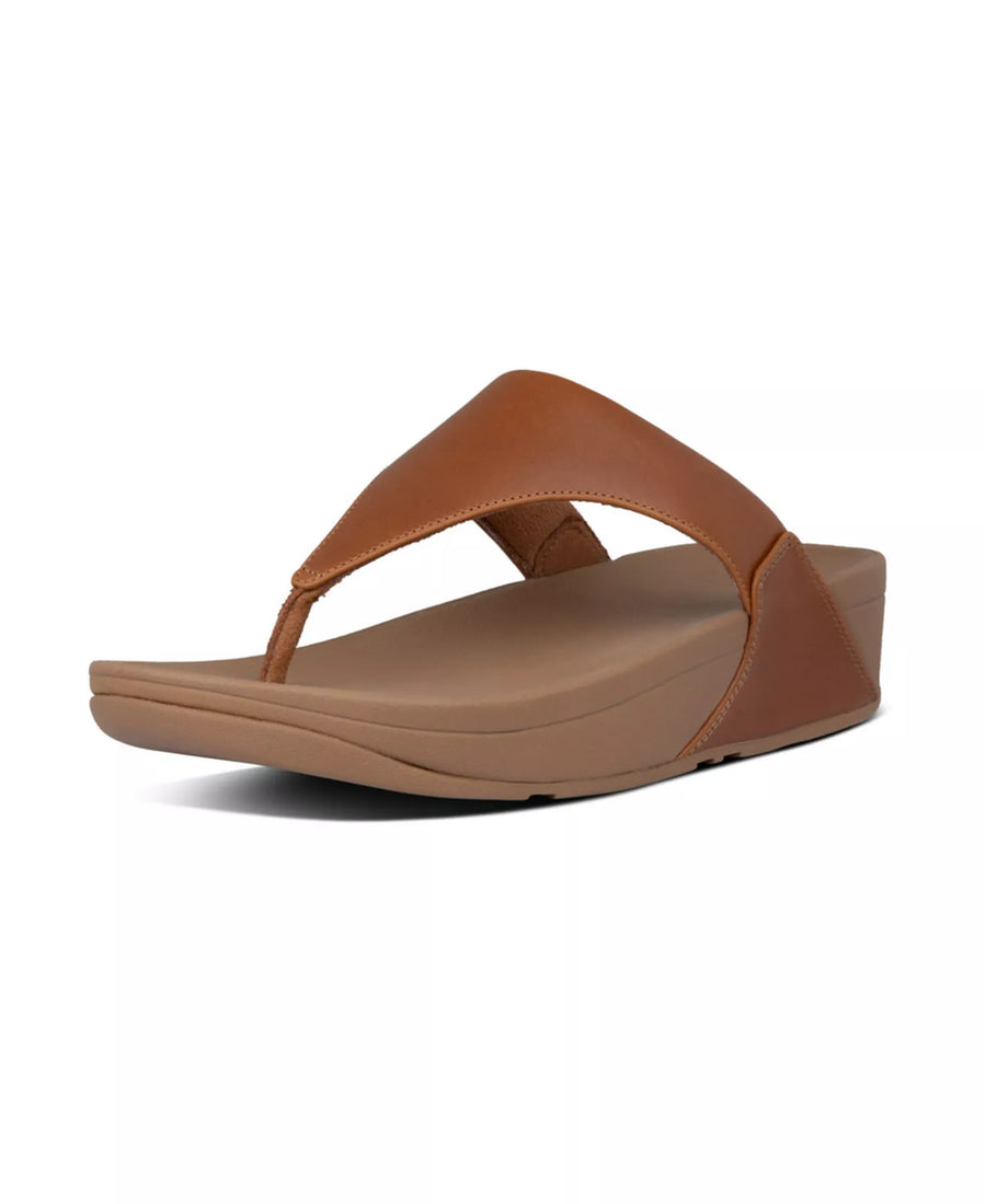 FitFlop Lulu Leather Toe-Thongs Casual Sandals