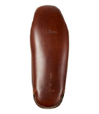 Men'S L.L.Bean Leather Double-Sole Slippers, Shearling-Lined