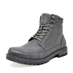 Bruno Marc Men's Durable Motorcycles Lace-Up Combat Boots